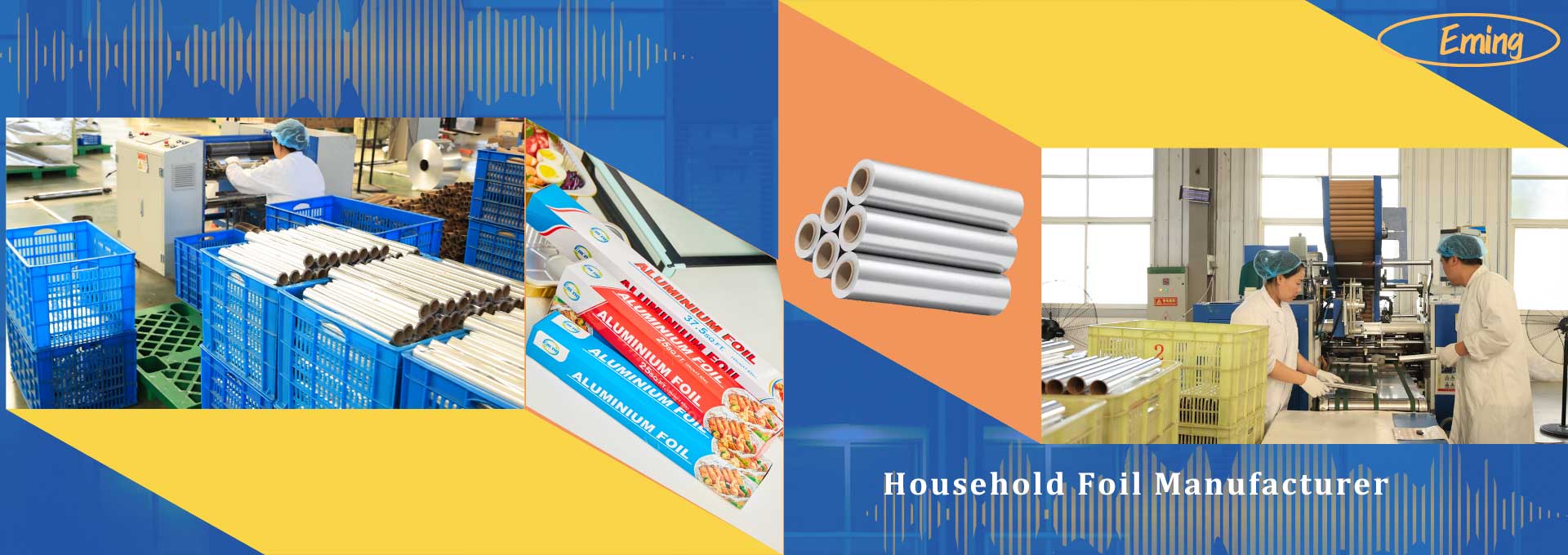 eming aluminium foil roll manufacturer 