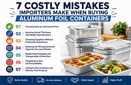 7 costly mistakes importers make when buying aluminum foil containers