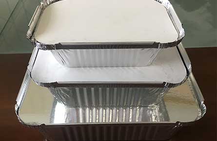 Aluminum Oblong Foil Pan with Lid