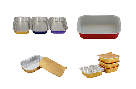 Aluminum Foil Aviation Food Container 