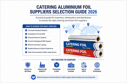 catering aluminium foil suppliers selection guide 2026
