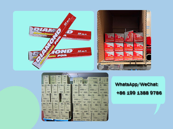 supplier of diamond aluminium foil 25 sq ft