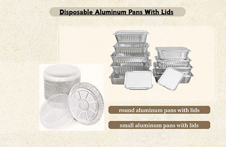 disposable aluminium pans with lids