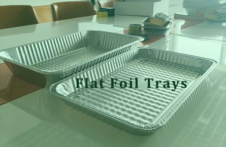 flat foil trays