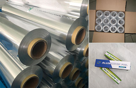 industrial aluminum foil rolls supplier
