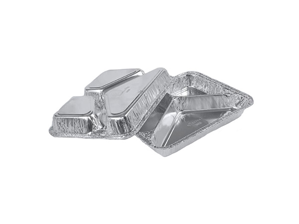 3 compartment foil container