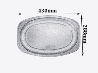 aluminum foil platter size