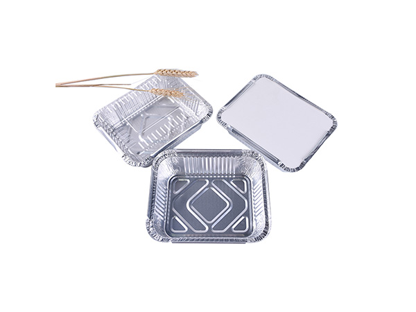 aluminum foil tray with cover