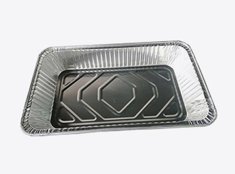 large deep aluminum foil tray