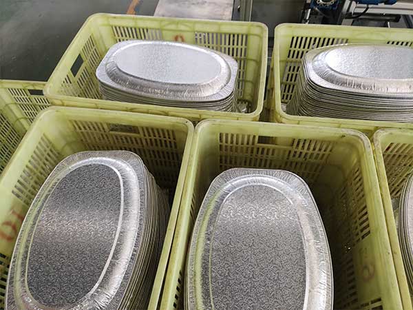 oval foil platters