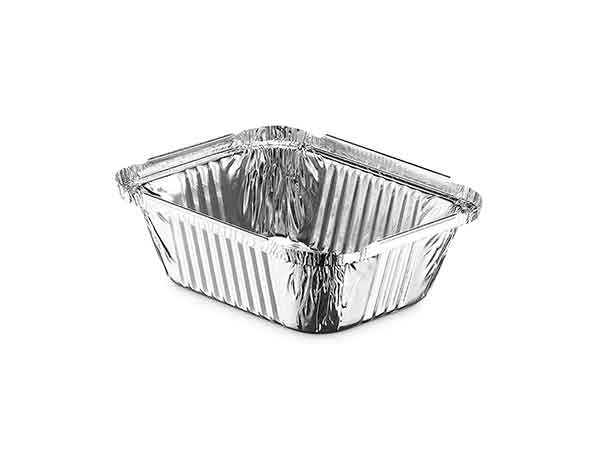 small aluminum foil containers with lids