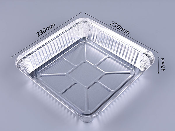 square-aluminum-tray
