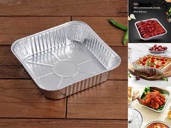 square foil trays supplier