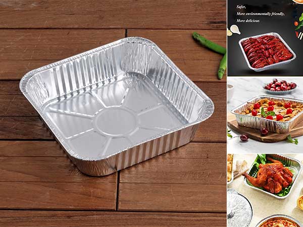 square foil trays supplier