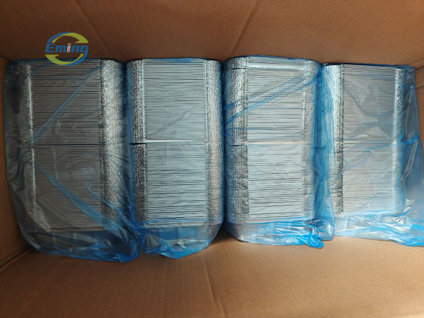tin foil trays standard packaging